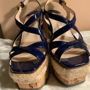 *EXCELLENT USED CONDITION* PRADA PLATFORM SANDALS